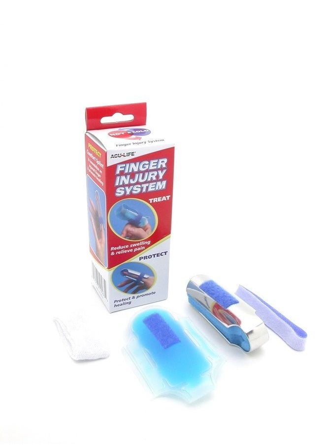 ACU-LIFE Finger Treatment Kit | Pain Relief and Recovery | Hot and Cold | Includes Finger Split and Gel Pack , Various , 4 Piece Set  - Image 1