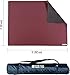 BOARD GAME TABLES.COM Board Game Playmat 3X5Thick Super CushionedStitched EdgeWater Resistant with Carrying Case for Tabletop Board Games Card Games RPG Games Medium Burgundy - Image 4