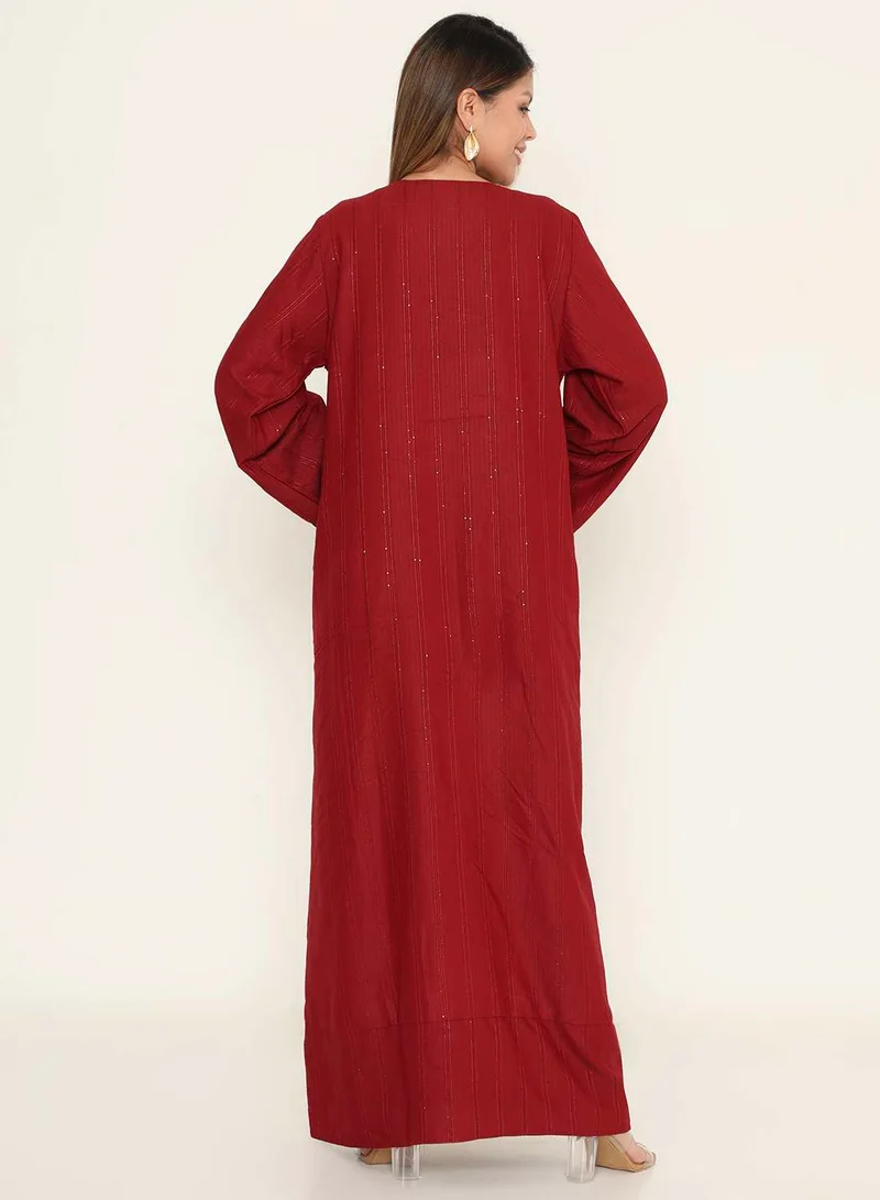 هانا آند سارا جلابية عربية أنيقة وكاجوال طويلة