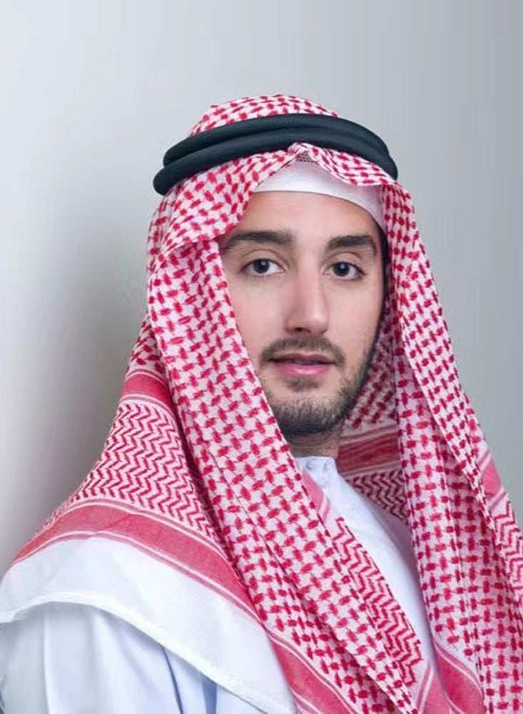 Solid Black Men Daily Head Scarf Hajib Accessories Headband With Tassel Classic Gentlemen Headband 56CM - Image 5