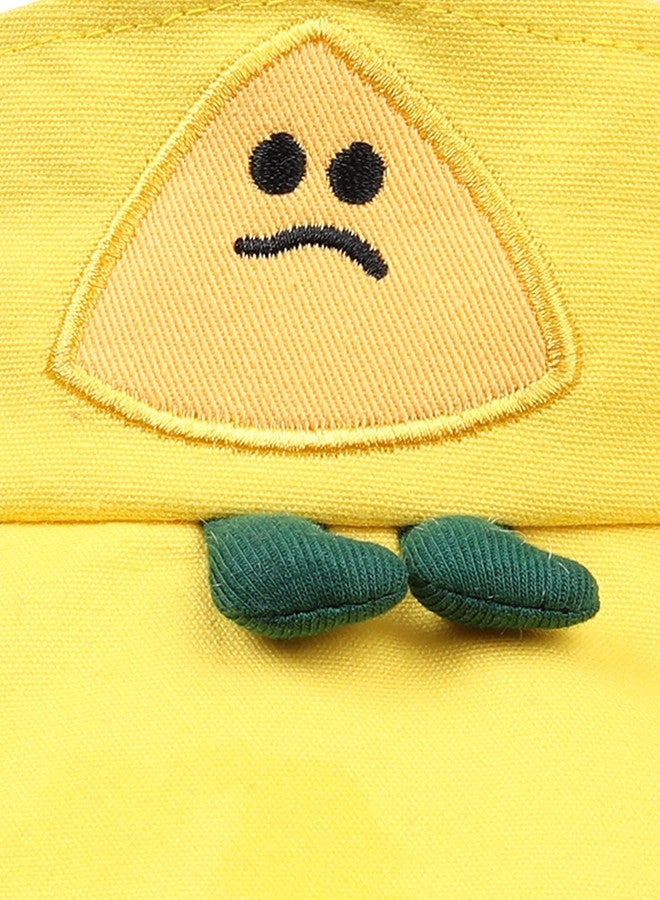 FabSeasons Cotton Visor/Caps/Caps for Boys & Girls, Adjustable Size fits for 3-8 Years Kids, (48-54 cm) Head Size Yellow - Image 4