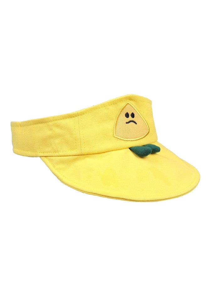 FabSeasons Cotton Visor/Caps/Caps for Boys & Girls, Adjustable Size fits for 3-8 Years Kids, (48-54 cm) Head Size Yellow - Image 5