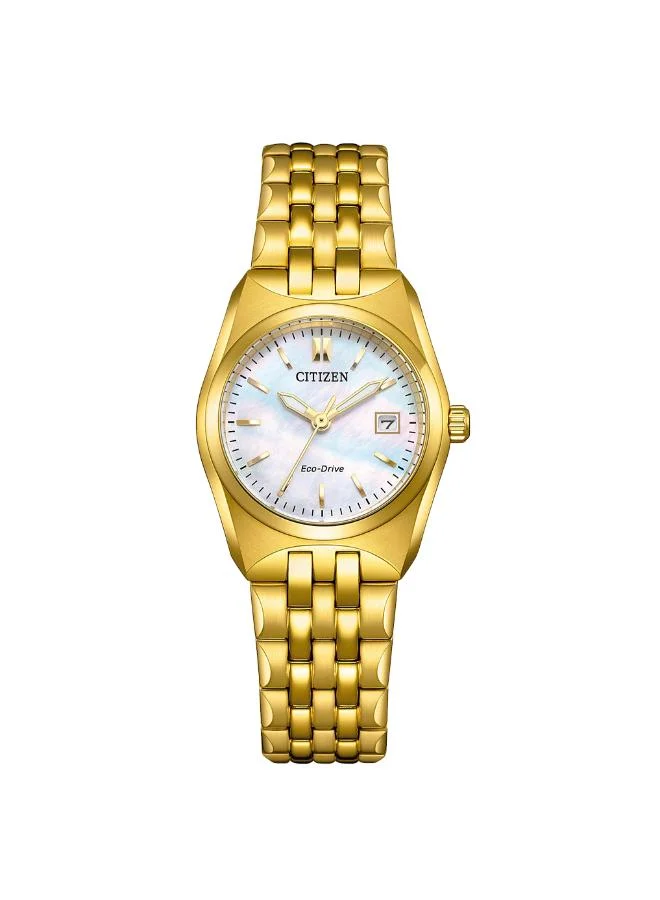 سيتيزن Women's Stainless Steel Analog Watch EW2293-56D - 27 mm