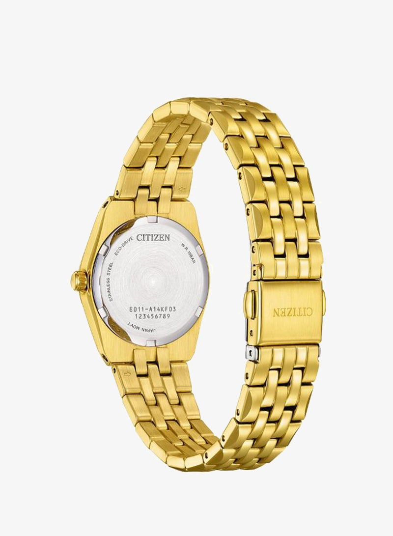 CITIZEN ساعة أنالوج نسائية من الفولاذ المقاوم للصدأ EW2293-56D - 27 مم - Image 3