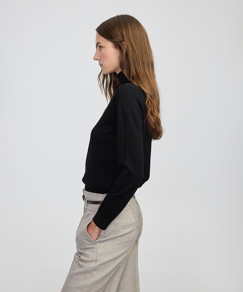 Ipekyol Fine Knit Wool-Blend Top - Image 3