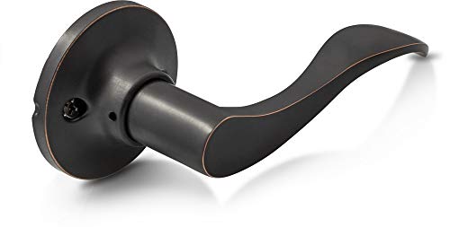 Berlin Modisch Dummy Lever Door Handle [Pack of Two] for Closets with a Oil Rubbed Bronze Finish, Single Side, Non-Turning Pull Only Classic Series - Image 4
