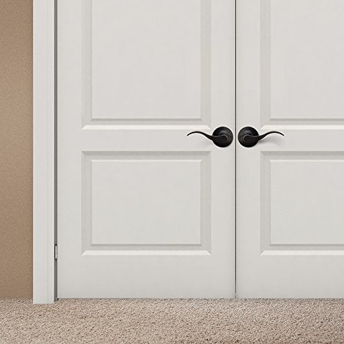 Berlin Modisch Dummy Lever Door Handle [Pack of Two] for Closets with a Oil Rubbed Bronze Finish, Single Side, Non-Turning Pull Only Classic Series - Image 2
