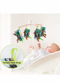 Y&D Baby Soft Books, Bath Cloth Book, First Year 3D Animals Tails Crinkle Sensory Touch and Feel Book Fabric Activity  - Image 2