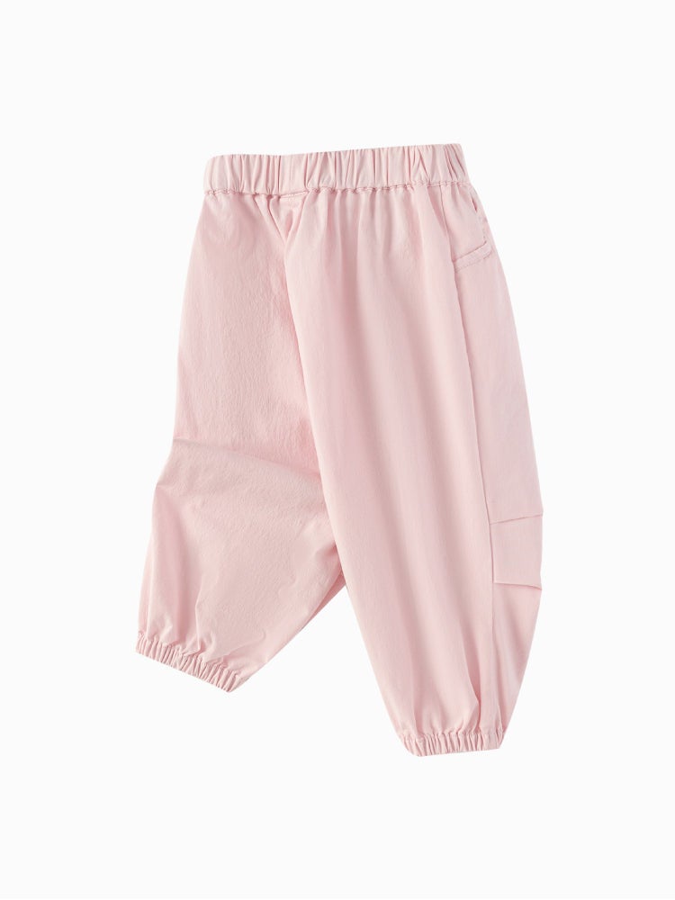 بالابالا بنطال بخصر مطاطي مع طبعة للبنات - Image 2