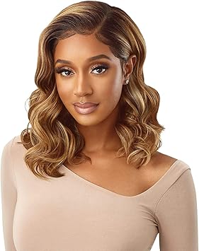 Outre Melted Hairline Synthetic HD Lace Front Wig HERMINIA 1 Jet Black - Image 3