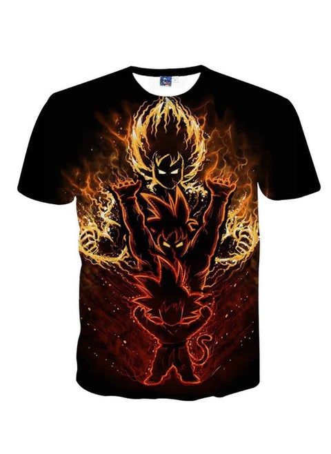 Anime Dragon Ball 3D digital printing personalized breathable T-shirt