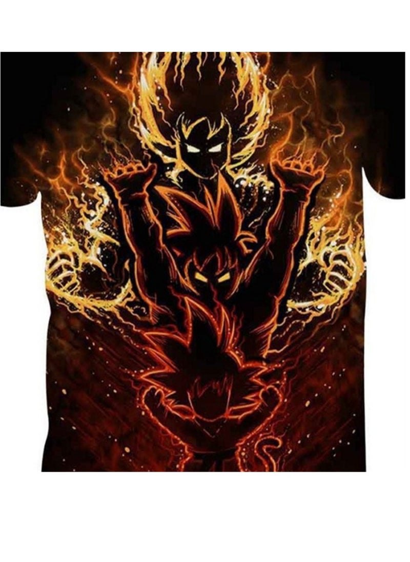 Generic - Anime Dragon Ball 3D digital printing personalized breathable T-shirt - Image 1