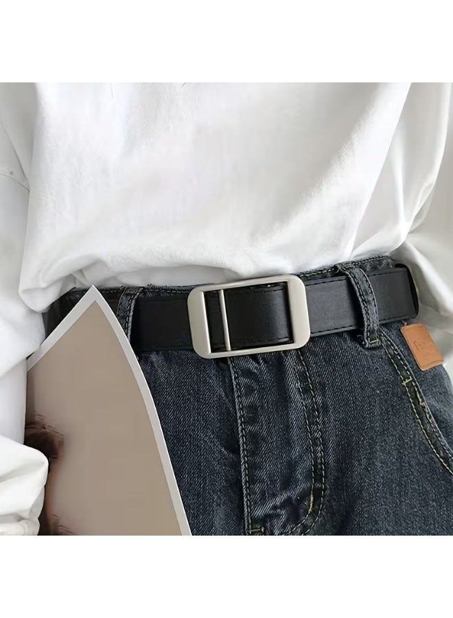 Goolsky No-Hole Buckle Belt for Women & Men - Skinny Fit Jeans Waist Cinch with Free Size (No Punch Required) | Luxury Designer Belt for Wedding, Party, Daily Wear | Non-Porous for swimming/changes of outfit - Image 2