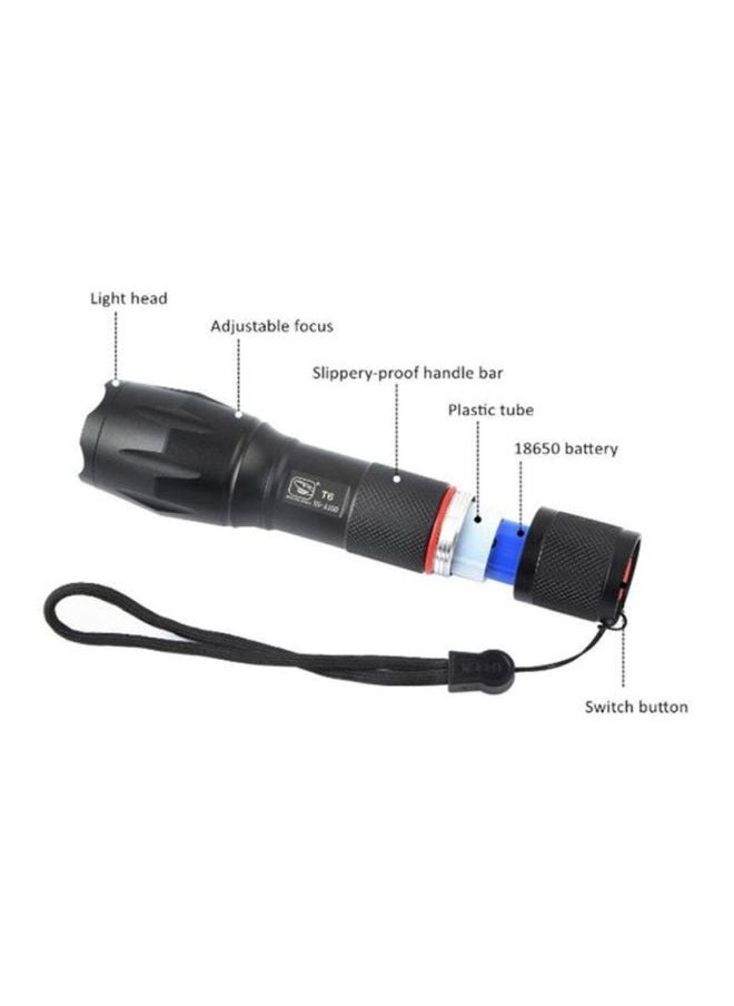 NIBEMINENT 2000 Lumens Adjustable Torch Black 4x13centimeter  - Image 2