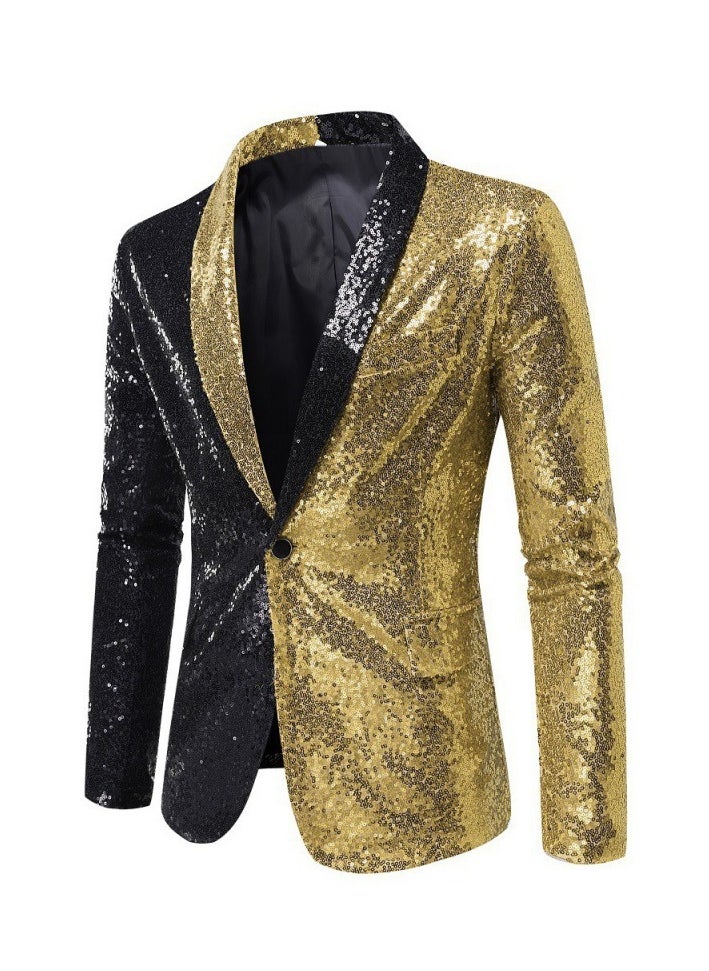 Shougu Color Blocked Sequin Performance Dress Suit  - Image 1