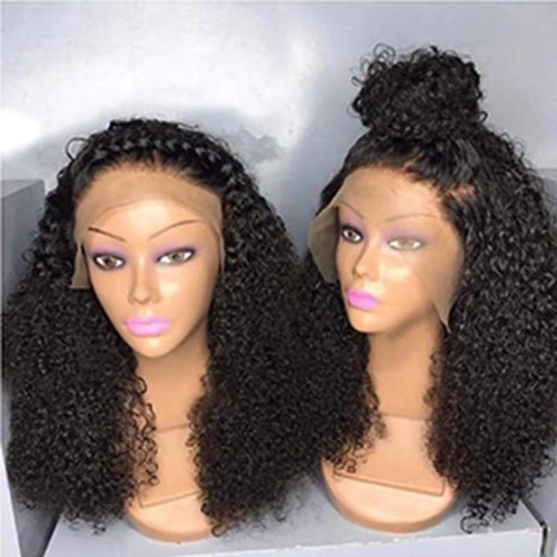 PRIMELACE Afro Kinkycurly Wig Human Hair 20 inch 13x4 HD Lace Front Wigs Human Hair Pre Plucked Kinky Curly Wig Glueless Curly Human Hair Wig for Black Women 180% Density - Image 3