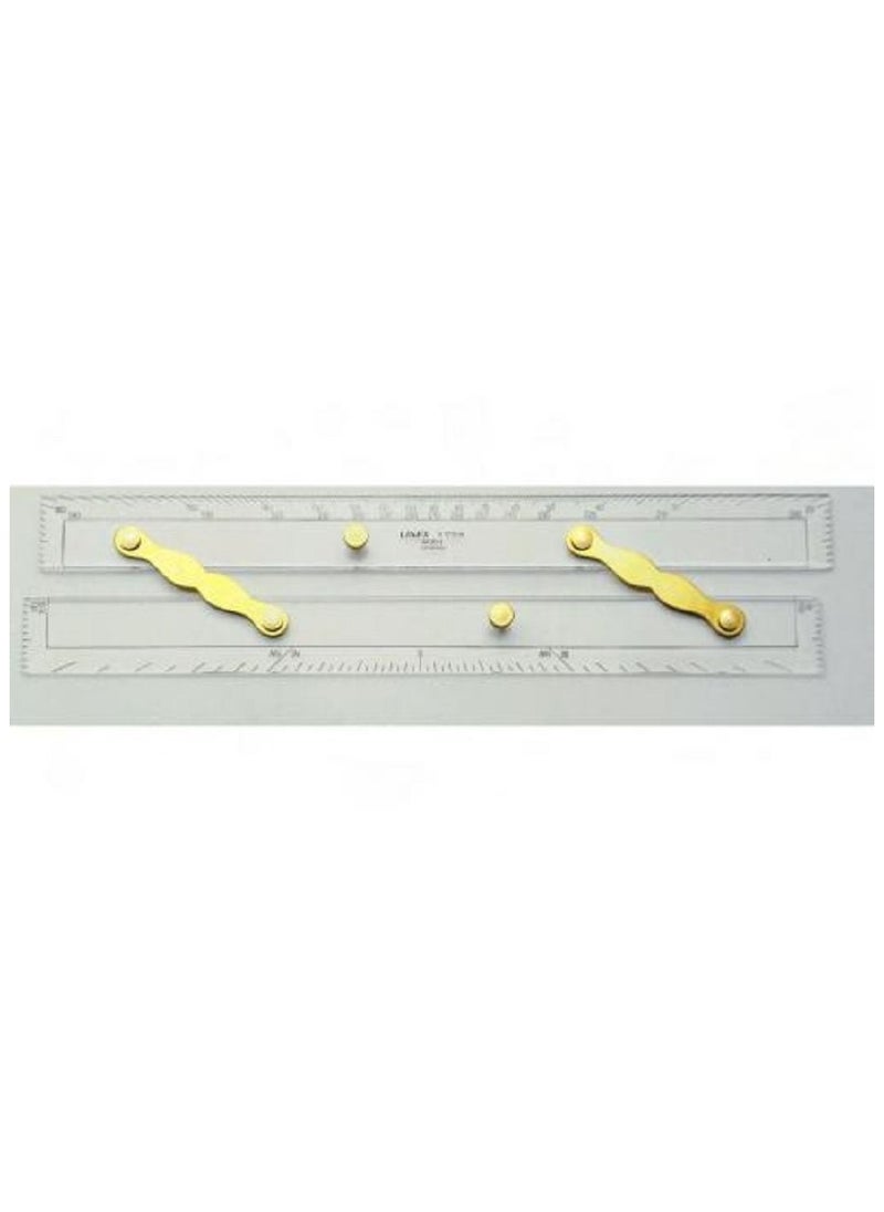 Linex Marine Ruler - Retractable Brass Parallel Ruler  - Image 2