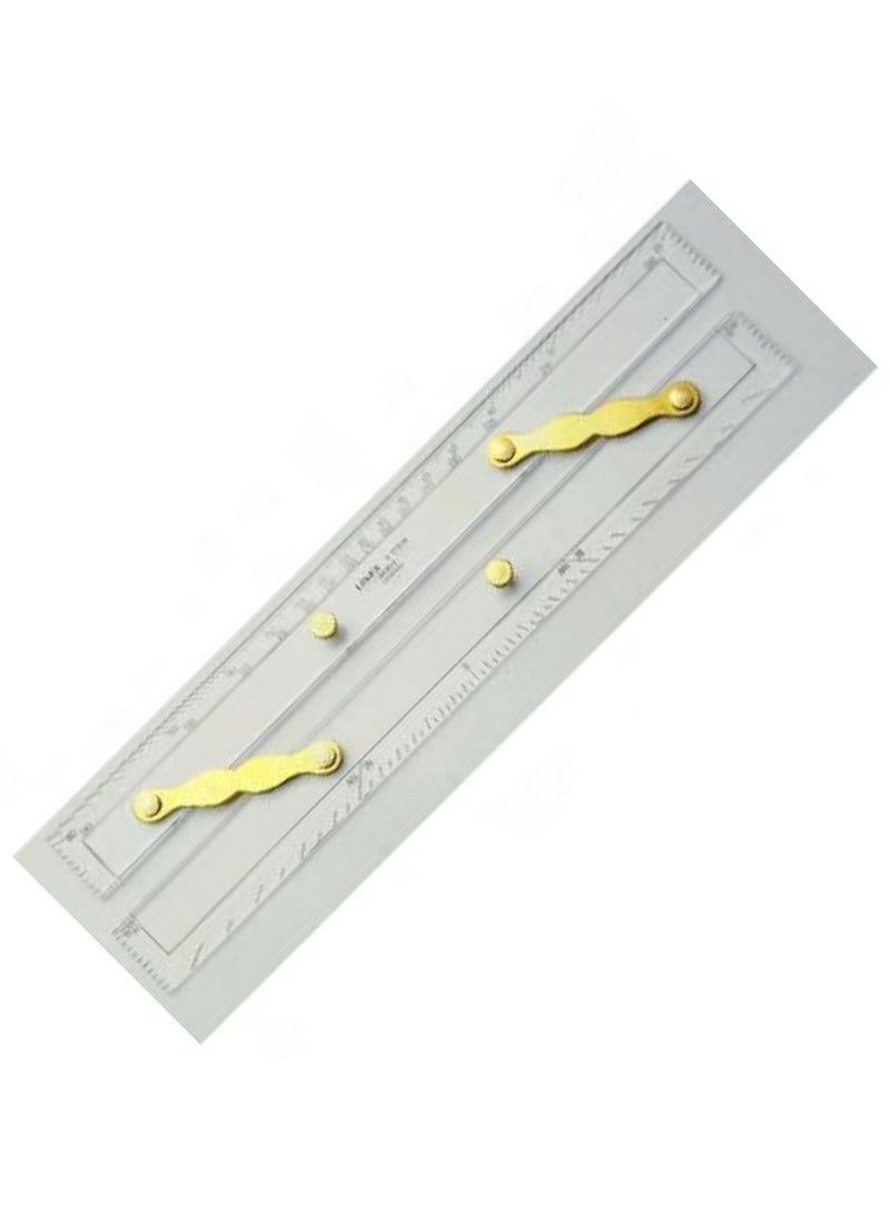 Linex Marine Ruler - Retractable Brass Parallel Ruler  - Image 3
