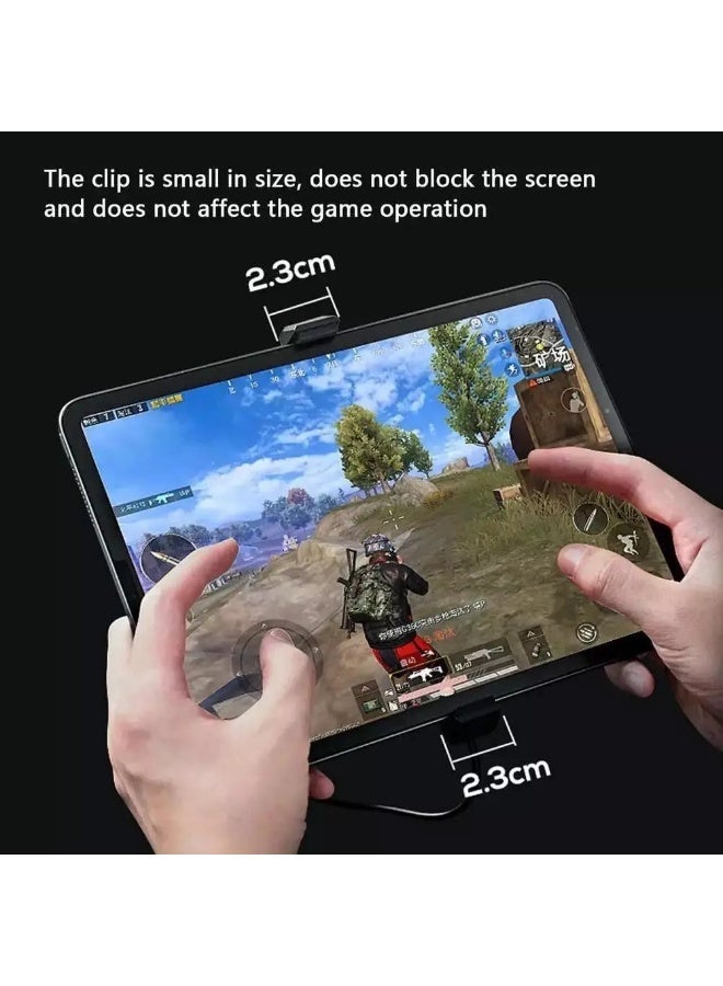 ميمو مبرد ألعاب DL05 للتابلت، مروحة تبريد للآيباد والتابلت والموبايل بإضاءة RGB للاعبين - Image 2