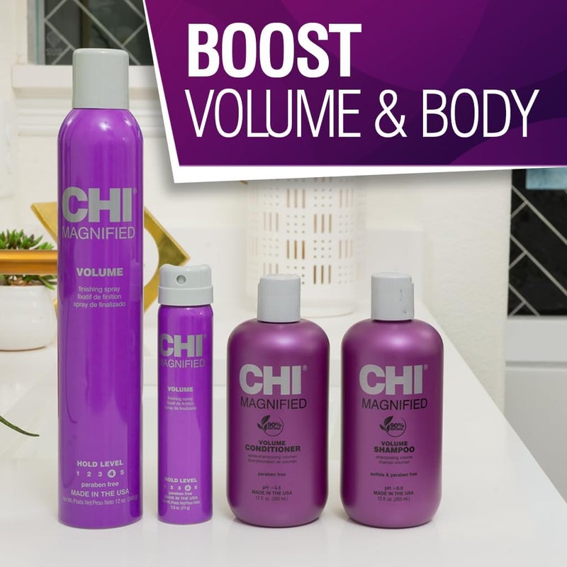 Gulf climate fit Magnified Volume Finishing Hair Spray, Boosts Volume & Body For Maximum Fullness, Builds Resilience & Strength & Adds Shine, 12 Oz Classic design alternatives - Image 4