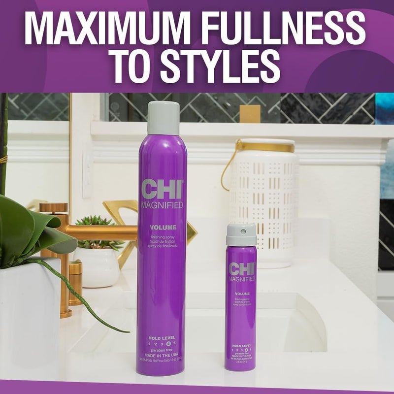 Gulf climate fit Magnified Volume Finishing Hair Spray, Boosts Volume & Body For Maximum Fullness, Builds Resilience & Strength & Adds Shine, 12 Oz Classic design alternatives - Image 3