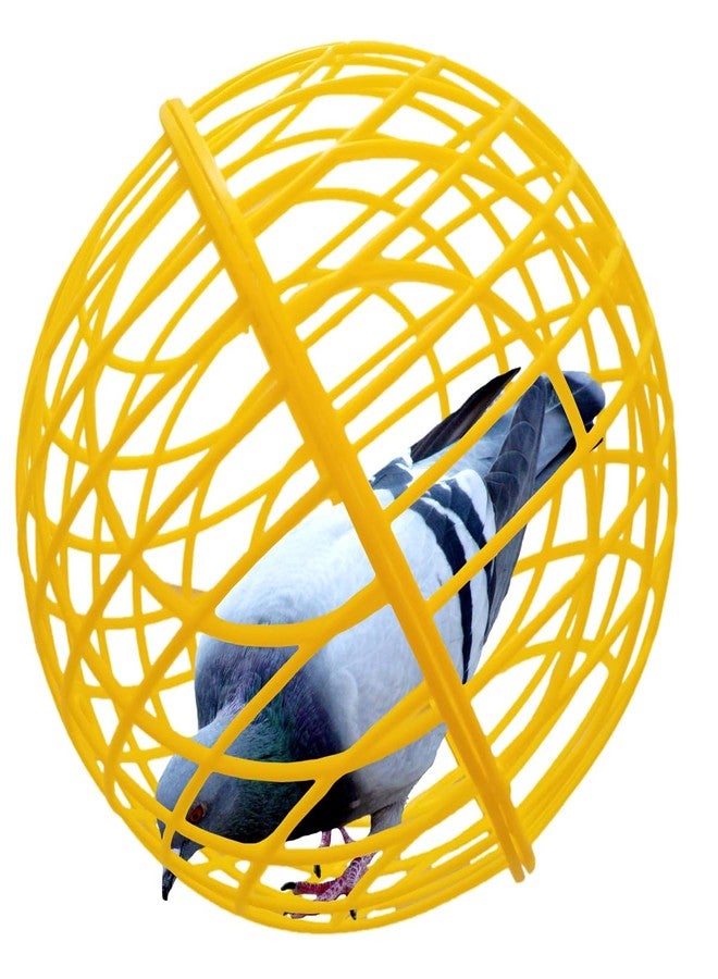 CalorMixs 7.8" Ball-Shaped Movable Pigeon Chick Coop, Little Rabbit Duck Guinea Pig Safe Walking Net,Preventing Dog Bites, Predation by Eagles Wolves Cats Eagles, Pet Safety Cage - Image 4
