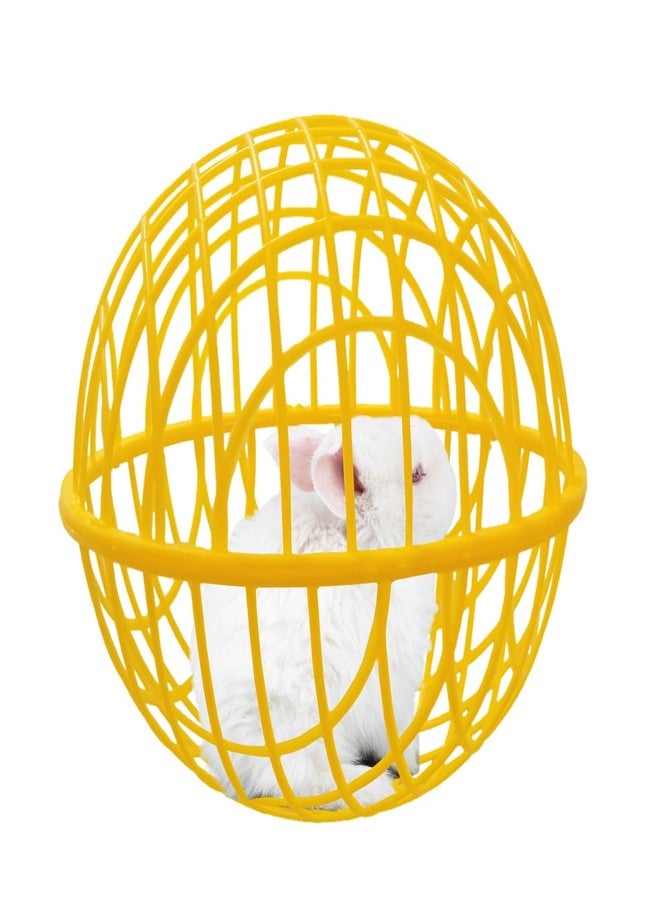 CalorMixs 7.8" Ball-Shaped Movable Pigeon Chick Coop, Little Rabbit Duck Guinea Pig Safe Walking Net,Preventing Dog Bites, Predation by Eagles Wolves Cats Eagles, Pet Safety Cage - Image 1