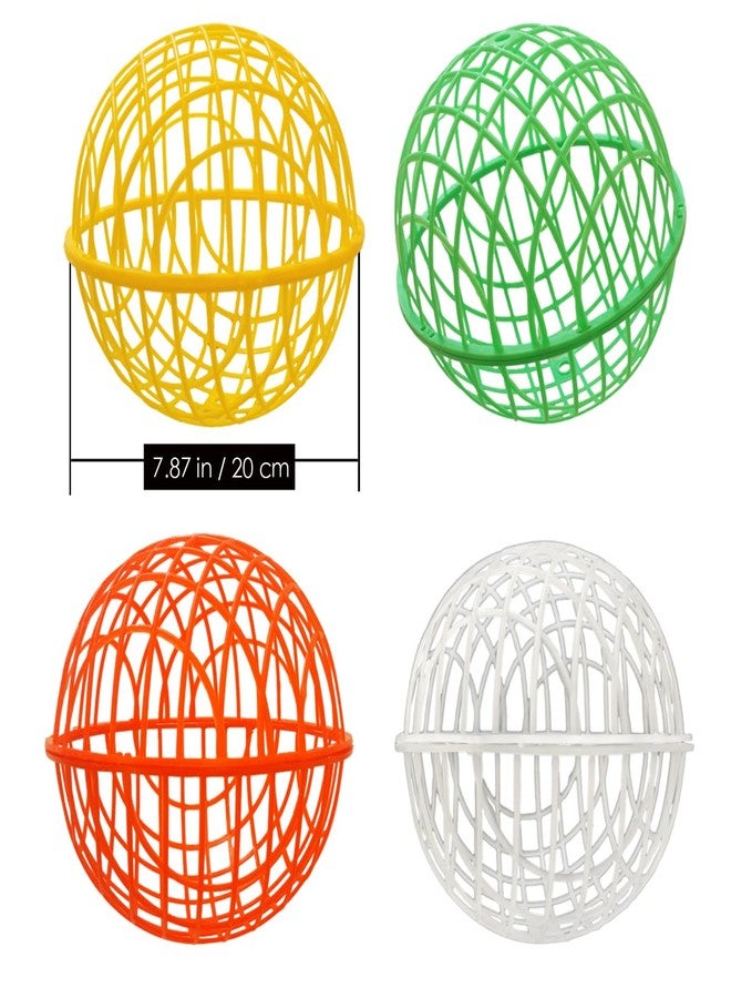 CalorMixs 7.8" Ball-Shaped Movable Pigeon Chick Coop, Little Rabbit Duck Guinea Pig Safe Walking Net,Preventing Dog Bites, Predation by Eagles Wolves Cats Eagles, Pet Safety Cage - Image 5