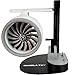 Yoqanr Jet Engine Fan Aircraft Turbofan Turbojet Model Kit 3D Printing Turbojet Desktop Fan Engine Creative Fan Aerospace Mechanical Science Model Speed Push Rod Equipped with Humidifying Spray - Image 4