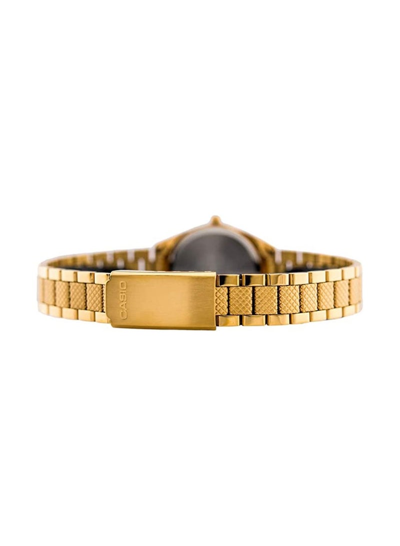 CASIO Women's Water Resistant Stainless Steel Analog Watch LTP-1274G-7ADF - 26 mm - Gold - Image 2
