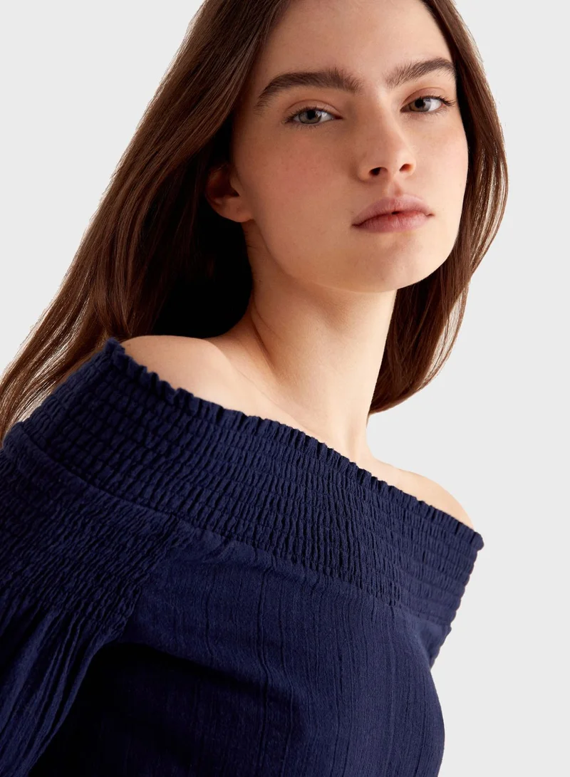 MANGO Kids Off Solder Top