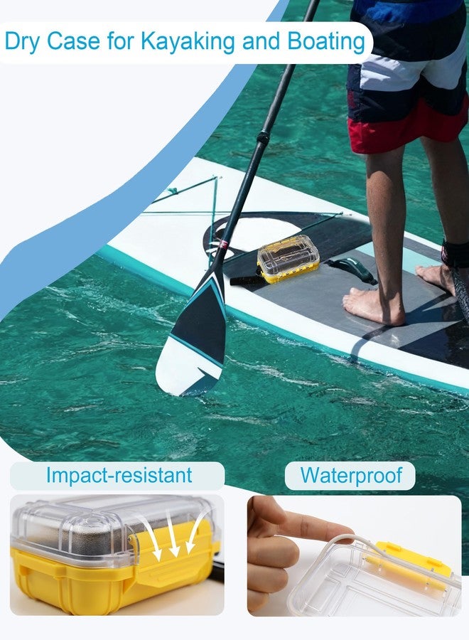Beoccudo Waterproof Box Small Dry Box Mini Waterproof Container Watertight Storage Case Water Proof, 5.5" L x 4" W x 2.4" H Drybox Waterproof for Kayaking Boating - Image 4
