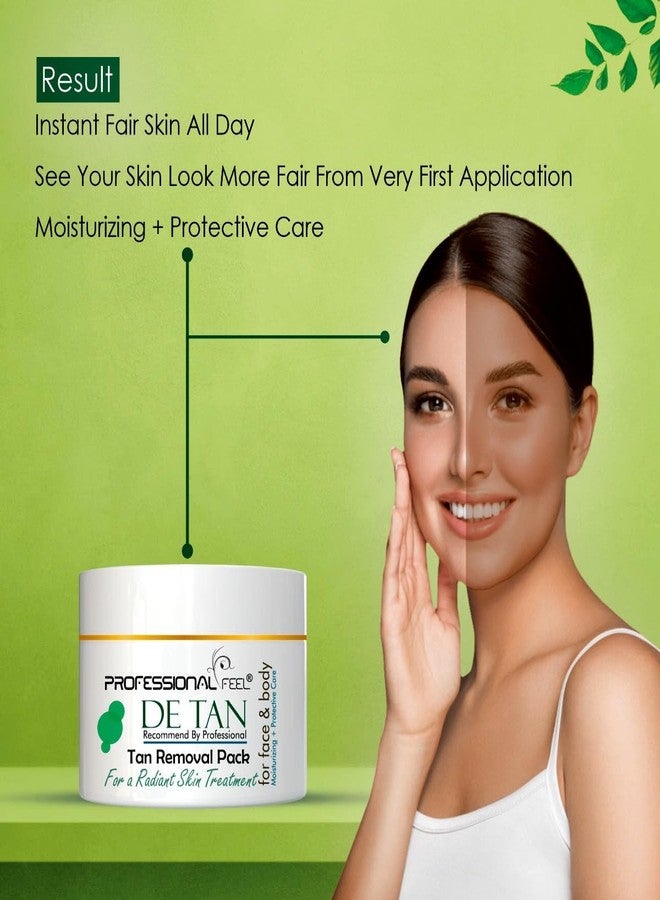 Professional Feel DE TAN Tan Removal PAck For a Radiant Skin Treatment - 300 gm - Image 3