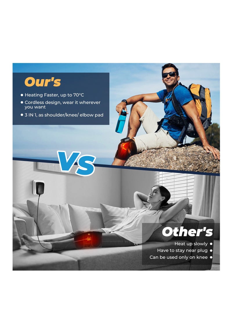 Electric Heating Therapy Shoulder Physiotherapy Pain Relief Warming Shoulder Massager