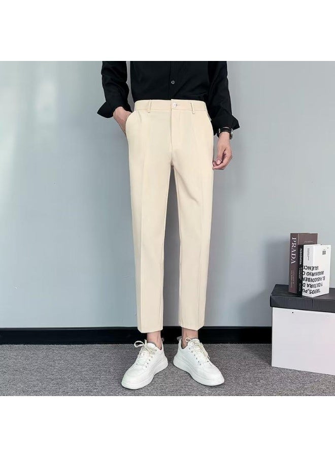 Shougu Men's Fashionable Casual Business Suit Pants - Image 1