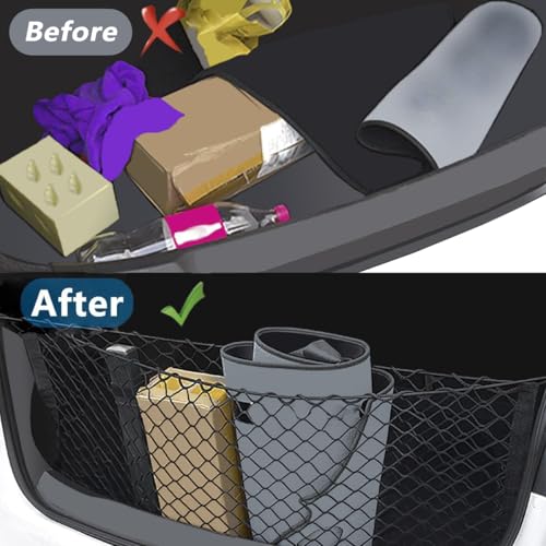 Leezhen Tailgate Trunk Cargo Net Compatible with 2018 2019 2020 2021 2022 2023 2024 2025 Toyota Camry - Image 4