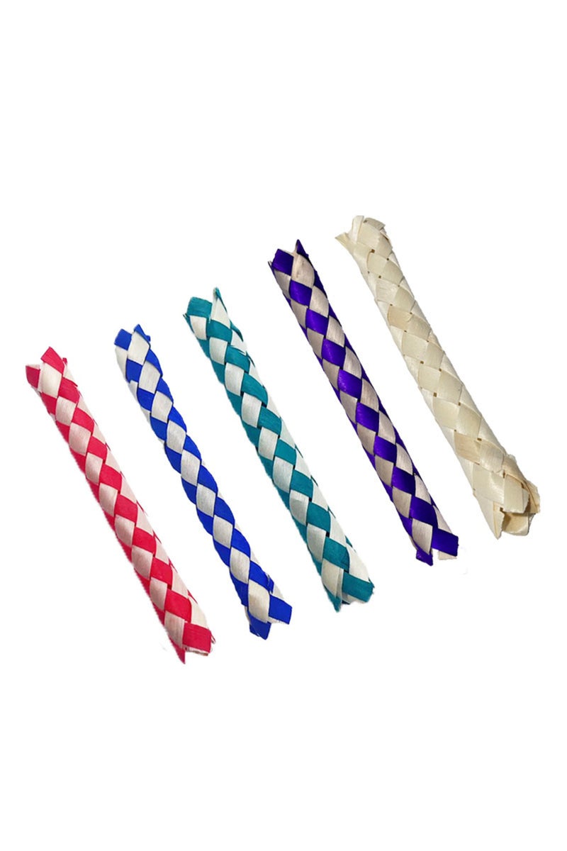 erorex 5pcs 5pcs Finger Traps Birds Parrots Chew Toy Chinese Bamboo Traps Diy For Kids Parties Chinese Bam