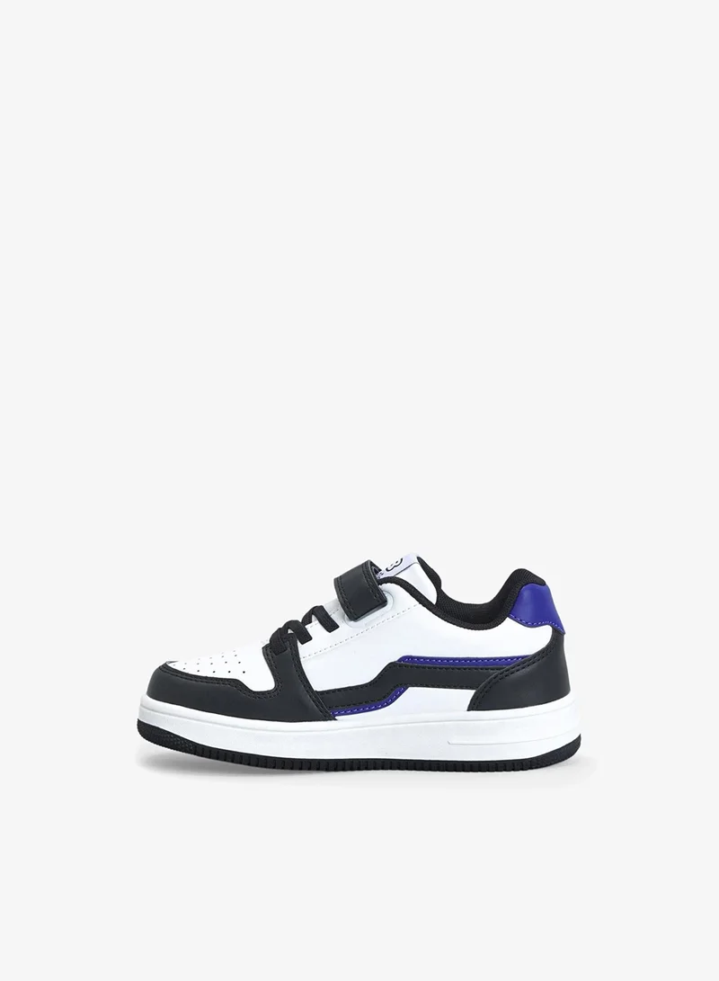 Bonfino Bonfino Velcro Closure Sneakers - White/Black