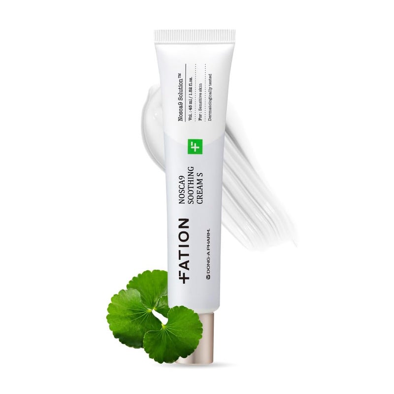 Fation NOSCA9 Soothing Cream S - Soothing Barrier Cream with 5-Layer Ceramide Complex & Live Fresh Cica, For Sensitive & Irritated Skin, Korean Skincare (1.52 Fl Oz) - Image 1