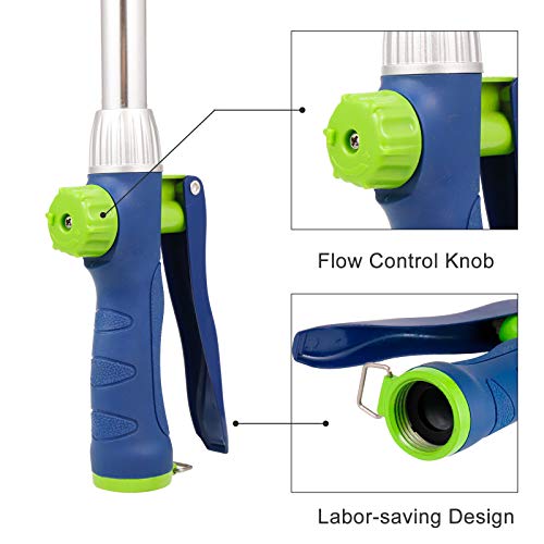 GREEN MOUNT Watering Wand, 16 Inches Sprayer Wand with 8 Watering Patterns for Lawn and Garden Use - Image 4