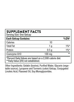 Thorne CoQ10 100 mg Optimally Absorbed Ubiquinone Dietary Supplement 60 Gelcaps  - Image 2
