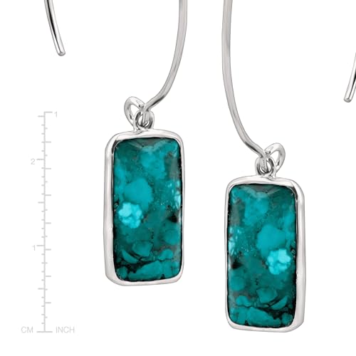 Silpada 'Oasis' Compressed Turquoise Drop Earrings in Sterling Silver - Image 5
