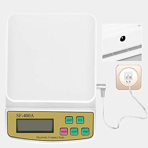 EBOFAB Digital Electronic Weight Machine Upto 10KgSF400A Square shape Scale for Home Kitchen Shop - Image 5