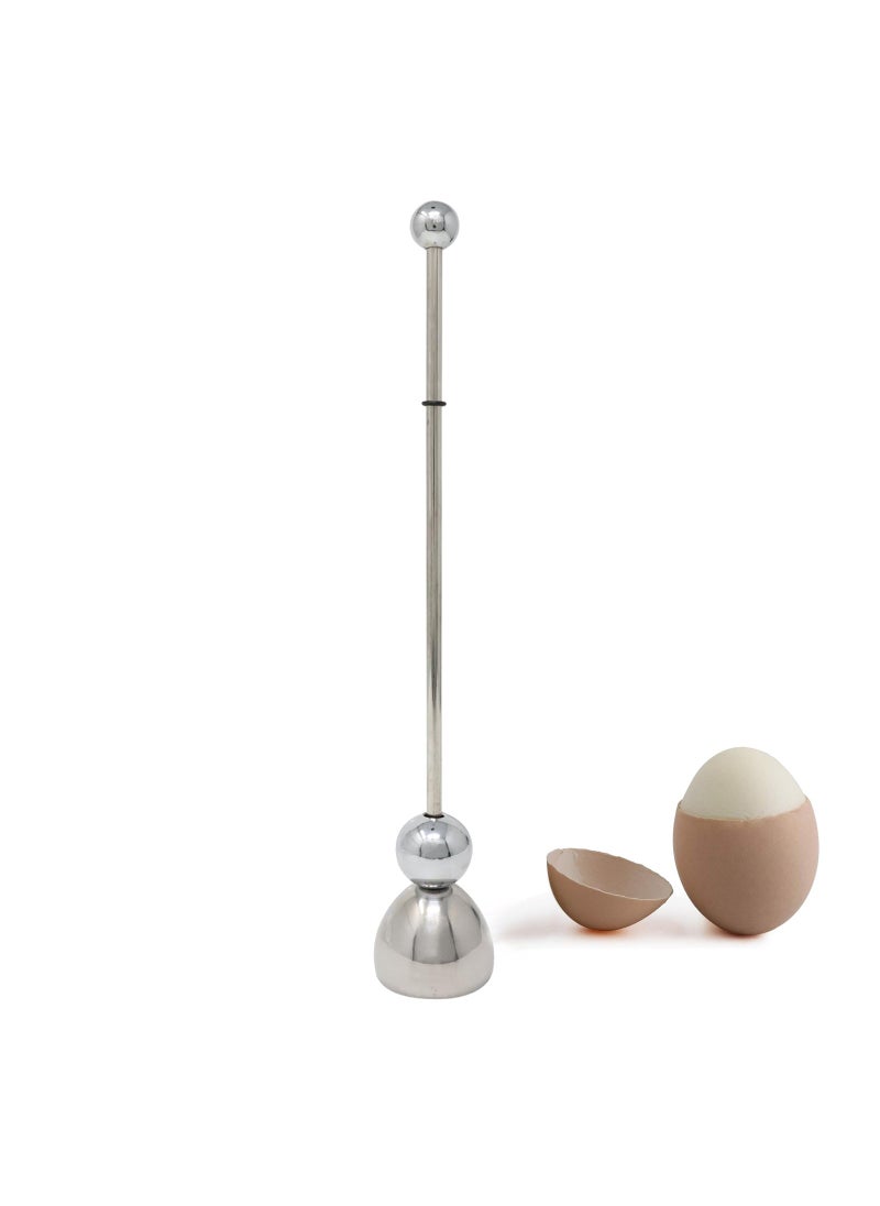 Egg Topper Egg Shell Opener Stainless Steel Egg Cracker Tool  for Soft or Hard Boiled Egg Egg Separator Egg Shell Remover for Hard Raw Boiled Eggs Easily Cut the Top of Soft-Boiled Eggs - Image 1
