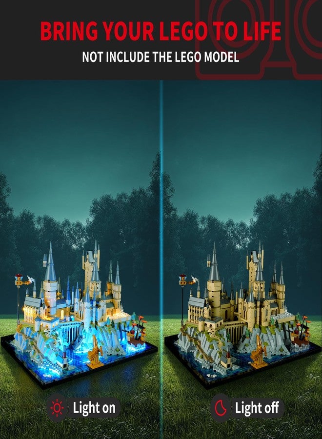 BRIKSMAX 2.0 Light Kit for Hogwarts Castle and Grounds - Innovative LED Lighting Compatible With Lego Harry Potter 76419 (Set Not Included) - Image 2