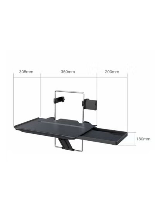 COYO Large Car Steering Wheel Tray Back Seat Headrest Tray with Phone Holder, Steering Wheel Desk Food Table for Car Laptop Mount Steering Wheel for Large SUVs, Trucks & Vans - Image 2