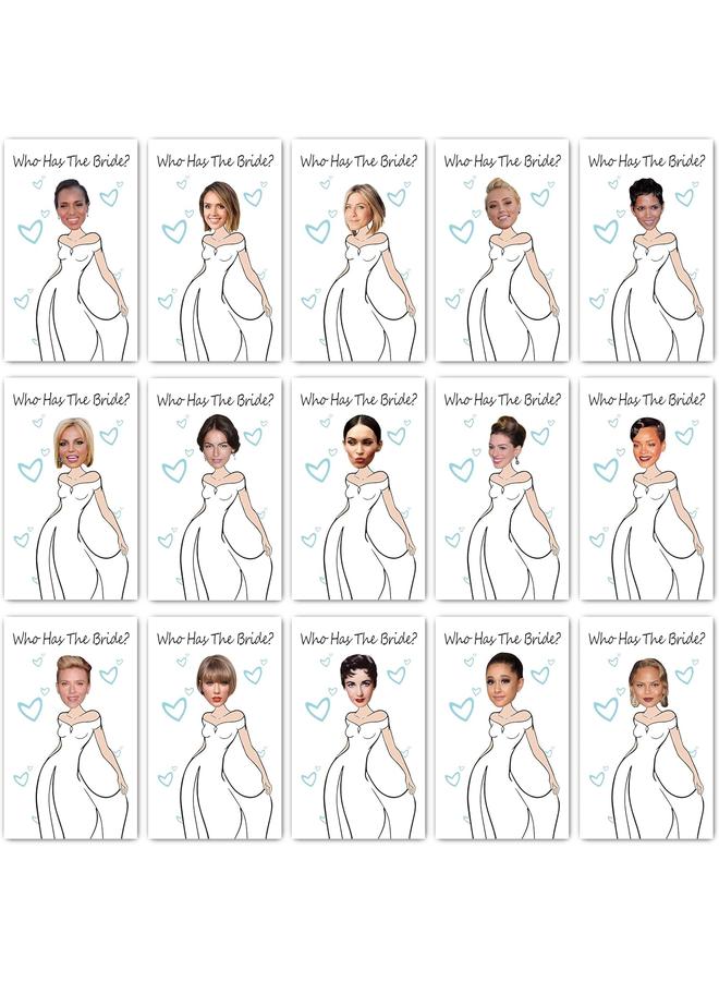 33 لعبة حمّام العروس اللطيفة - لعبة حمّام العروس بخدش الفائز. ألعاب حفلة العازبات المضحكة - من لديها العروس - 33 ورقة - Image 4