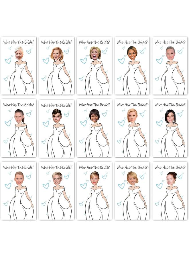 33 لعبة حمّام العروس اللطيفة - لعبة حمّام العروس بخدش الفائز. ألعاب حفلة العازبات المضحكة - من لديها العروس - 33 ورقة - Image 3