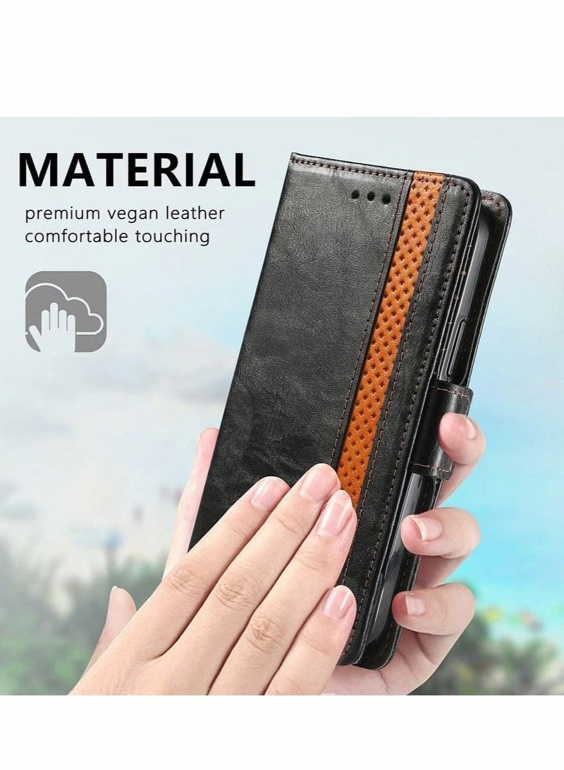 Captaintech Case for Samsung S22 Ultra case RFID Blocking Leather Wallet Phone Credit Card Holder sim Key Storage Flip Folio Shockproof Galaxy 6.8'' - Image 5