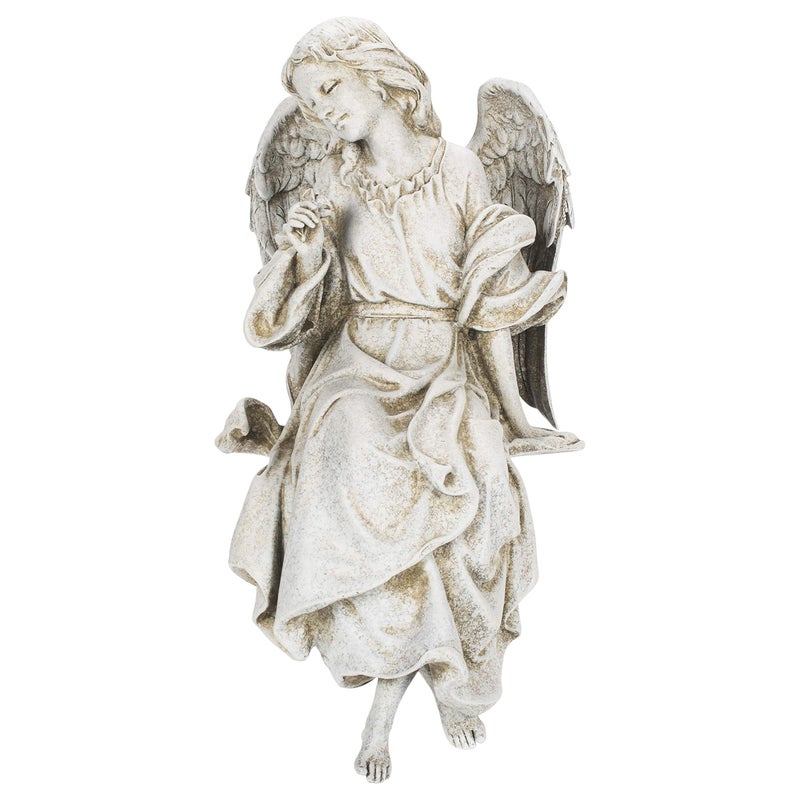 Joseph's Studio Josephs Studio by Roman 1275 H Sitting Angel Garden Statue Outdoor Decor